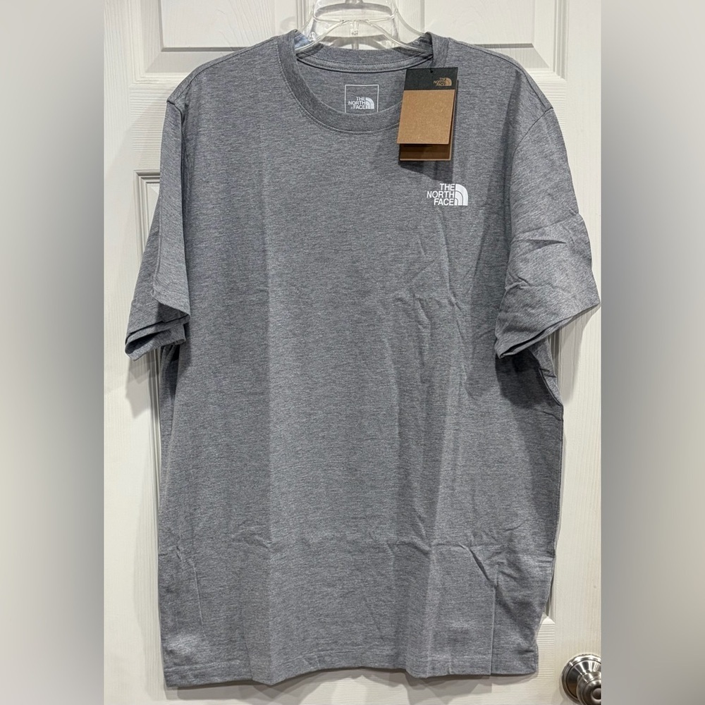 The North Face Men’s XL Evolution Regenerative Ink Box Short-Sleeve Tee Grey NWT